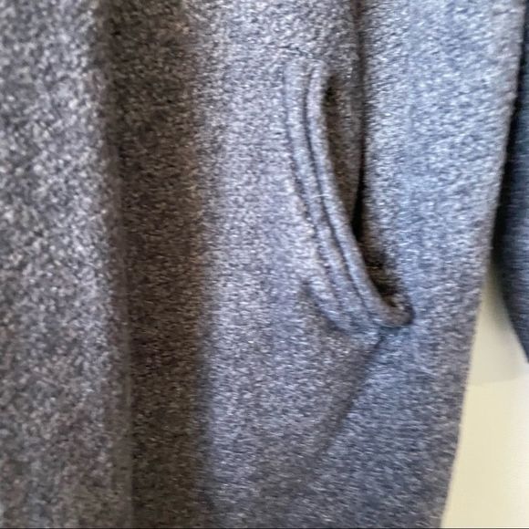 BAREFOOT DREAMS draped cardigan cozy chic ultra lite size L/XL grey/black - Picture 9 of 14